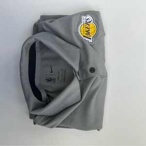 Nike Gray Polo with Lakers Emblem